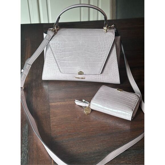 Nine West Ridgewood handbag and wallet in Lavender - Picture 1 of 12